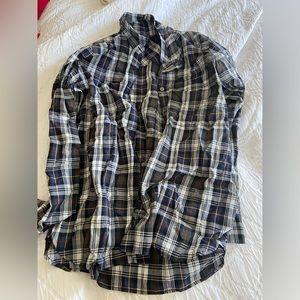 JCREW plaid shirt